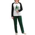 thumbnail image 2 of Family Matching Pajama Sets Cute Christmas Tree Sleepwear Snowman Holiday PJS for Couples and Kids, 2 of 10