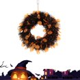 thumbnail image 3 of de calabaza decorativa para colgar puerta delantera de Halloween para decoración de adornos de acces Guirnalda de puerta, 3 of 5