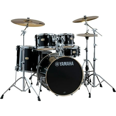Yamaha Stage Custom Birch 5-Piece Shell Pack With 20" Bass Drum Raven Black
