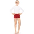 thumbnail image 2 of Stretch Is Comfort Girl's Stretch Booty Shorts| Cotton| Child Size 2 -18, 2 of 6
