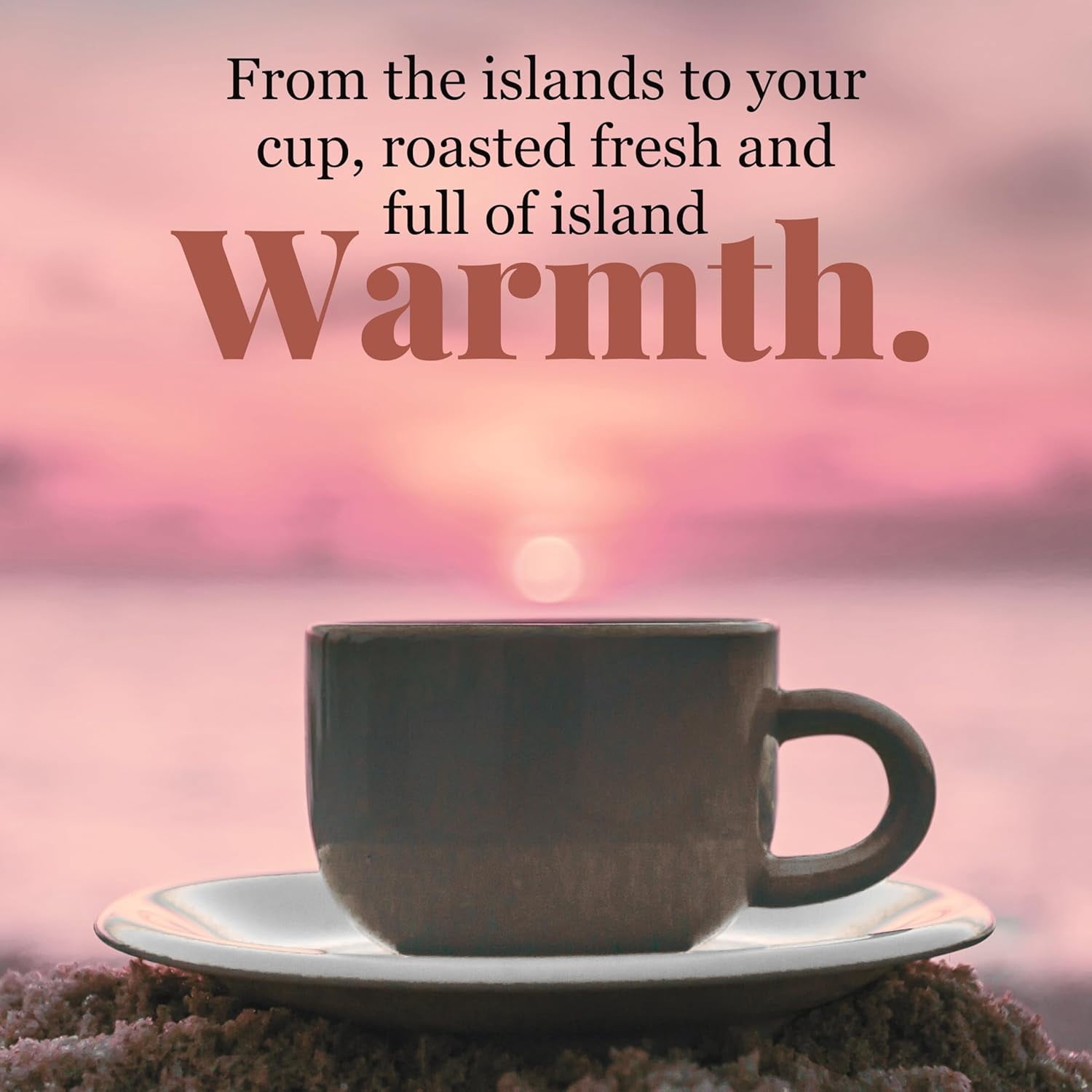 Hawaiian Isles Coffee Light Roast Ground Coffee, Toffee Ground Flavored, 8 oz