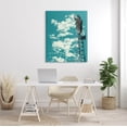 thumbnail image 2 of Stupell Industries Painter On Ladder Conceptual Clouds Graphic Art Gallery Wrapped Canvas Print Wall Art, Design by Matheus Lopes Castro, 2 of 7
