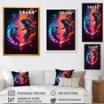 thumbnail image 4 of DESIGN ART Designart "Cosmic Astronaut Explorers V" Space Wall Art Prints 16 in. wide x 32 in. high, 4 of 5