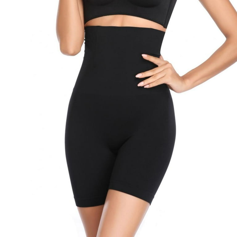 SHAPEWEAR HIGH-WAIST SHORTS - Black