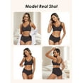 thumbnail image 3 of Gleelist Womens Bras Push Up Soft V Neck Bras Wave Comfortable Wireless Bralettes Seamless Bra Smooth Brassiere Wire Free Basic Everyday Bras, 3 of 6