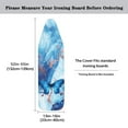 thumbnail image 5 of Kuiaobaty Ironing Board Cover Non-Slip Ironing Board Replacement Cover Protective Scorch Polyster with Elastic Edge Home & Kitchen Accessories, Butterfly Marble Texture Blue, 5 of 5
