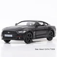 thumbnail image 1 of 1:36 aleación Ford Mustang Batmobile juguete modelos coches puertas neumáticos de goma abiertos rueda de coche en miniatura extraíble modelo de vehículo ornamento,Mustang Black, 1 of 6