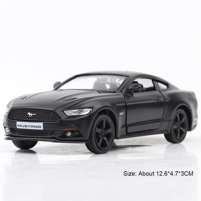1:36 aleación Ford Mustang Batmobile juguete modelos coches puertas neumáticos de goma abiertos rueda de coche en miniatura extraíble modelo de vehículo ornamento,Mustang Black