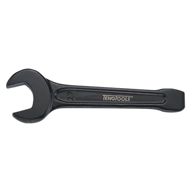 Teng Tools 27mm Open Ended Impact Slogging/Slugging/Flogging Wrench - 902027, Silver