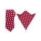 thumbnail image 1 of Juego de corbatas con pañuelo de bolsillo de lunares INSPIRE CHIC para hombres con corbata de lazo para traje de negocios, 1 of 6