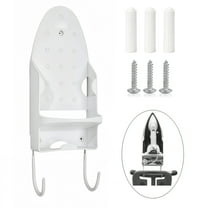 DEKEones Wall Mount Adjustable Ironing Board Holders, White