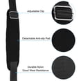 thumbnail image 4 of Unique Bargains Shoulder Strap, 2 Pcs Nylon Webbing Adjustable Replacement Strap with Detachable Anti Slip Padded Clip, Black, 4 of 6
