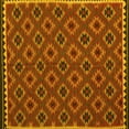 thumbnail image 1 of Ahgly Company Indoor Square Oriental Yellow Traditional Area Rugs, 4' Square, 1 of 4