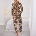 thumbnail image 6 of Wukai Sunflowers Print Women's Pajama Set - Soft Long Sleeve Sleepwear for Comfort and Style-Small, 6 of 9