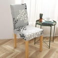 thumbnail image 3 of Stretch Chair Covers Slipcovers Set of 4 Printed Stretchable Dining Chair Slipcover Washable Removable for Kitchen,Hotel,Restaurant, 3 of 6