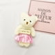 thumbnail image 1 of Lunxisen 1 Pcs Handmade Crochet Cute Rose Bear with Bouquet of Roses Knitted Animal Cartoon with Base,Gift for Her Girlfriend Lover, 1 of 4