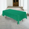 thumbnail image 3 of Mantel cuadrado de poliéster de 145 x 200 cm (57,09 x 78,74 pulgadas), ideal para fiestas de cumpleaños. Fácil de limpiar. Verde, 3 of 4