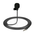 thumbnail image 1 of Mini Clip-on Lavalier Condenser Microphone with 4-Pin 3.5mm Plug 3 Meters Cable for Live Stream/Recording/Interview Compatible with Cellphone/Laptop, 1 of 7
