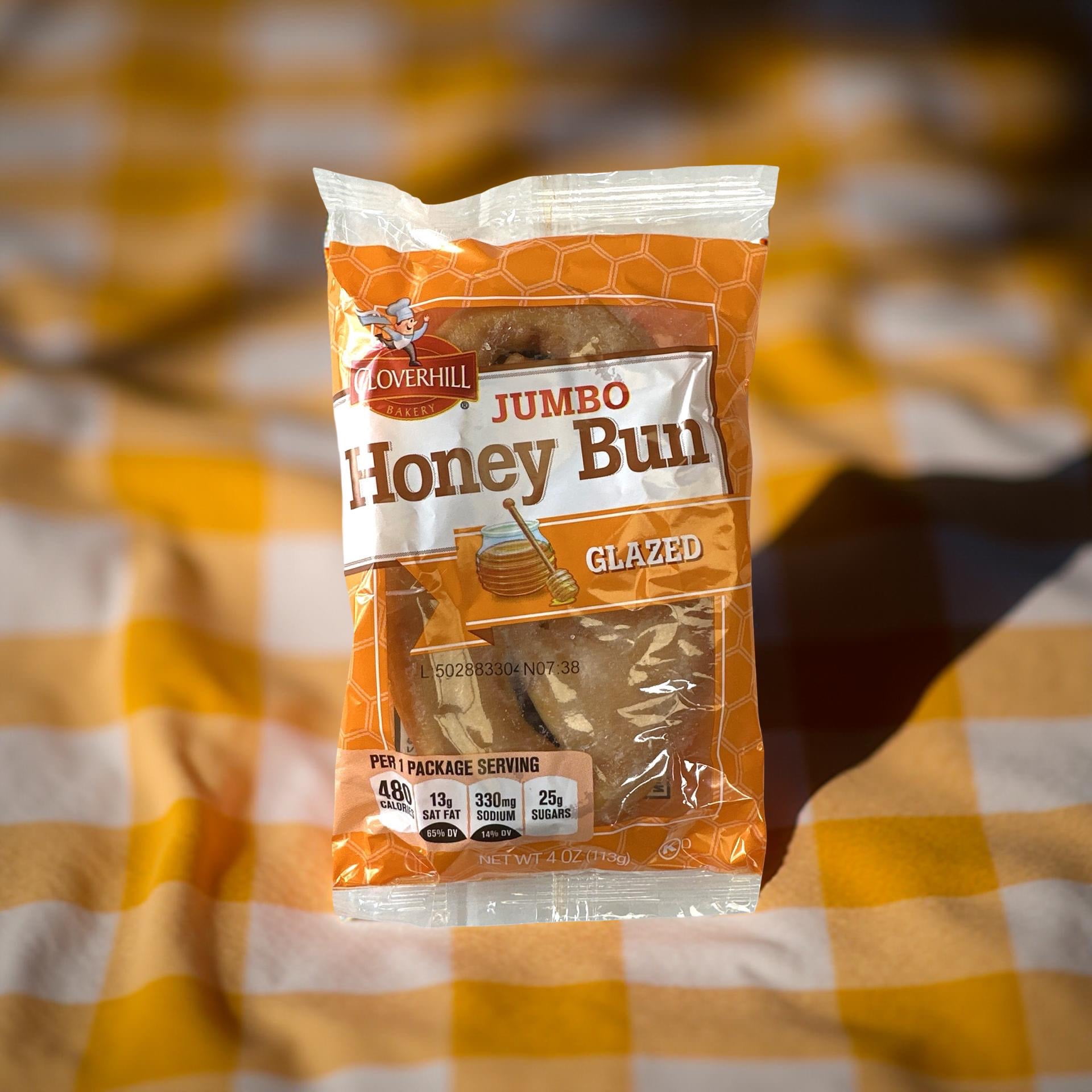 (3 pack) Cloverhill Jumbo Glazed Honeybuns | Individually Packaged | 12 Pack