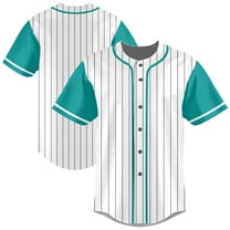 Striped Baseball Jersey Shirt for Men Stripes Baseball Shirts Sports Uniform