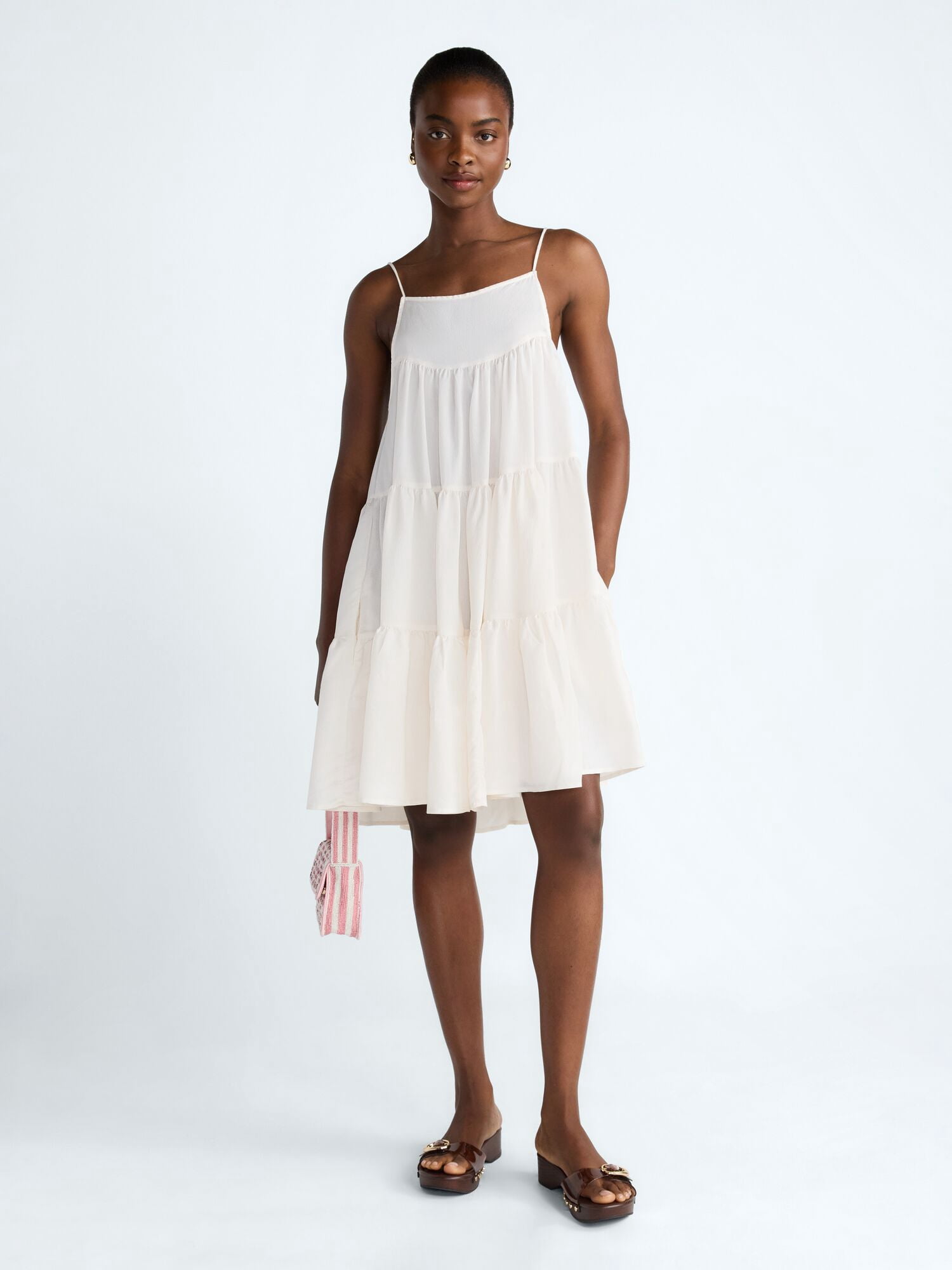 Scoop Women’s Flowy Tier Mini Dress, Sizes XS-XXL