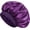 Deep Purple, variant on Satin Silk Bonnet for Sleeping, Double Layer Silk Sleep Cap for Men & Women, Soft Satin Lined Bonnet for Curly Hair