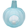 thumbnail image 7 of Northlight Transparent Glass Pumpkin Candle Holder - 9" - Blue, 7 of 7