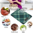 thumbnail image 4 of Green Grid Stripe Food Scale Digital Kitchen Scale Waterproof Tempered Glass Tare Function 11 lb for Baking Cooking Meal Prep, 4 of 7