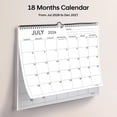 thumbnail image 3 of Calendar 2026-2027 Wall Calendar July 2026 to December 2027, 18 Month Calendar 14"x11" Hanging Calendar for Home Office School, 3 of 3