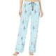 thumbnail image 1 of P.J. Salvage Womens Happy Llamakah Pajama Lounge Pants, aqua, M, 1 of 2