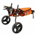 thumbnail image 3 of Pet 2 Rounds Wheelchairs, Hook Loop Portable Pet Rehabilitation Wheelchairs  For Dogs, 3 of 8