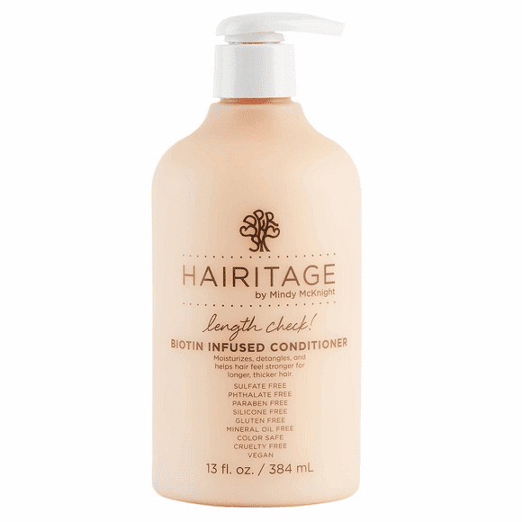Hairitage Length Check! Hair Conditioner Treatment with Biotin & Jamaican Castor Oil, 13 oz.