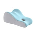 thumbnail image 2 of Almohada de cuña de espuma viscoelástica para dormir en la cama Almohada para dormir de moda gris claro, 2 of 9
