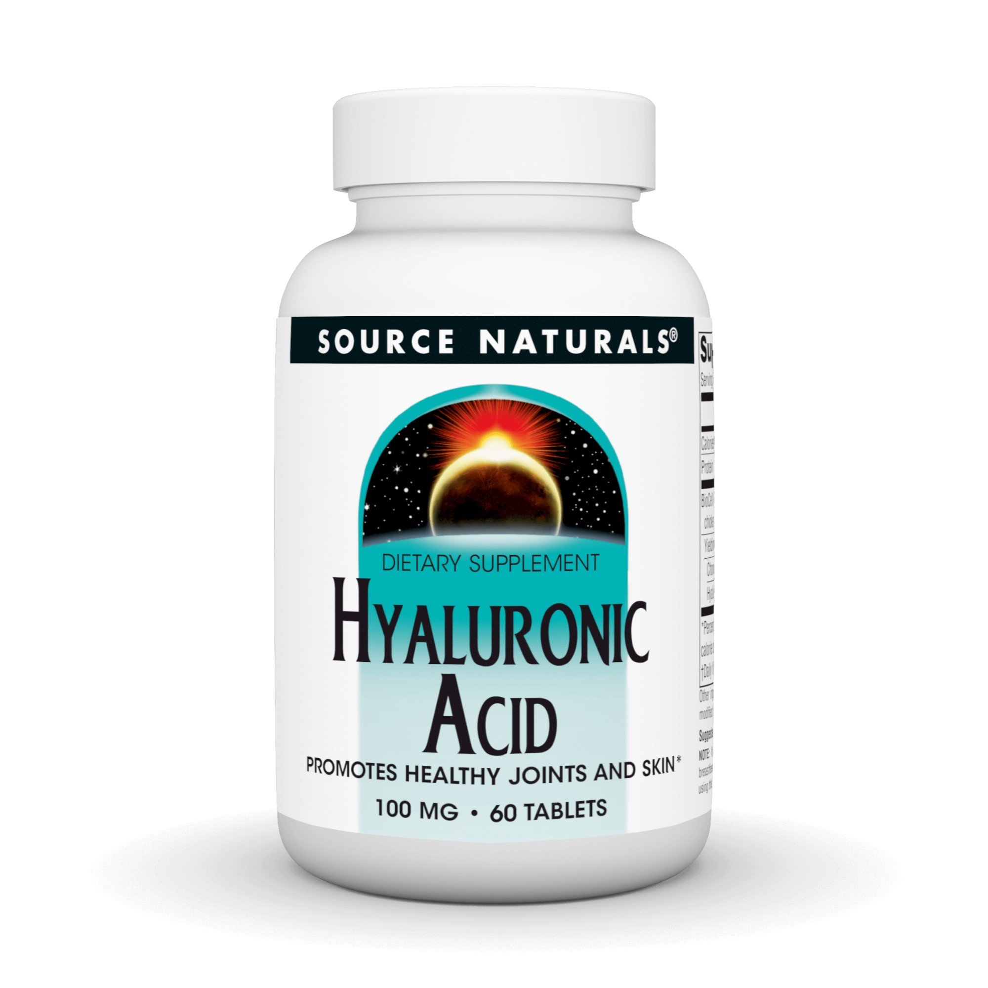 Source Naturals Hyaluronic Acid 100mg Bio-Cell Collagen? II, 60 tablet