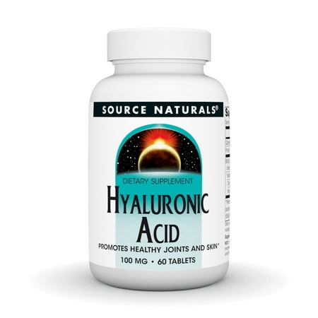 Source Naturals Hyaluronic Acid 100mg Bio-Cell Collagen? II, 60 tablet