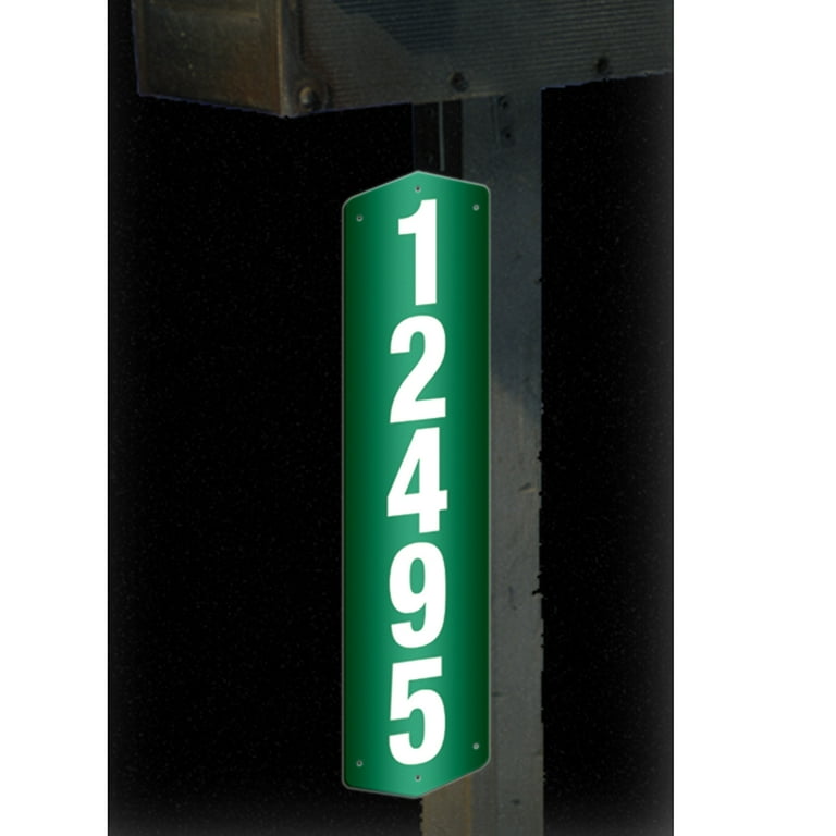 back number会報　♯1〜♯25 Hy-Ko 911 Reflective Address Plaque Set, 6