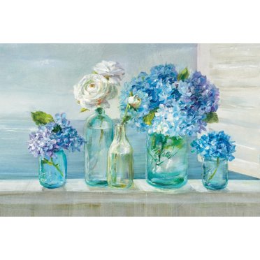 Art.com A Beautiful Day at the Beach Art Print by Danhui Nai, 18" x 12"
