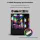 thumbnail image 1 of COOLMOON CM-GH2 Soporte de tarjeta gráfica Vertical 5V ARGB GPU Soporte (Negro), 1 of 8