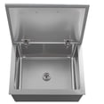 thumbnail image 1 of KFFKFF Drop in Ice Chest, 28"L x 20"W x 17"H Stainless Steel Drop in Cooler, 113.7 Quart Commercial Ice Bin with Flip Lid for Outdoor Kitchen Patio Bar, Drain-pipe Set Included, for Cold Wine Beer, 1 of 9