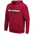 thumbnail image 2 of Men's Colosseum Cardinal Arkansas Razorbacks Lantern Pullover Hoodie, 2 of 3