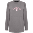 thumbnail image 2 of Women's-Levelwear  Gray New York Rangers Mother's Day Beaudry Arched Pullover Sweatshirt, 2 of 3