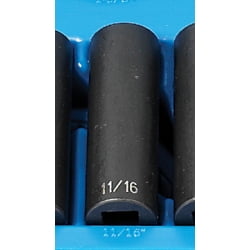 

Grey Pneumatic 2122D 0.5 in. Drive x 0.68 in. 12 Point Socket