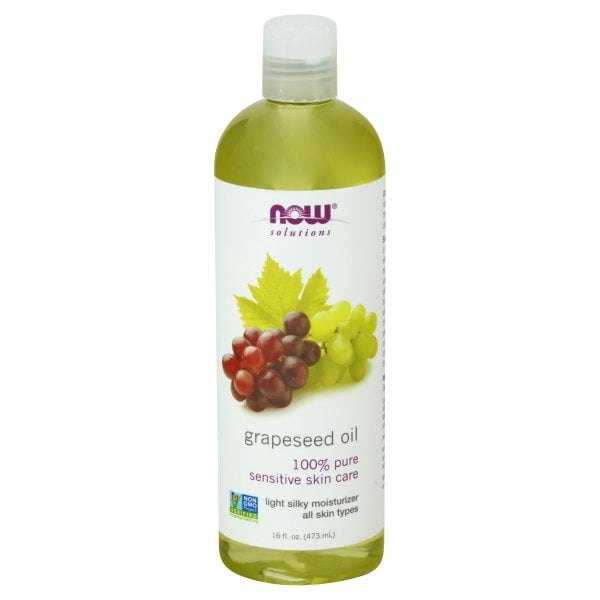NOW Foods NOW Solutions Grapeseed Oil for Sensitive Skin Care 16 fl