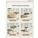 thumbnail image 4 of Trivets for Hot Dishes Tree Shape Trivet Set Coaster,Square Base, 4 of 5