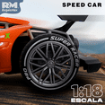thumbnail image 4 of Carro de Control Remoto de Gran Velocidad Diseño Deportivo Escala 1:18 rojo Mediano, 4 of 6