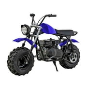 Massimo Minibike MB200S 7.5HP 196cc 4 Stroke, Gas Powered Mini Bike Motorcycle - Blue