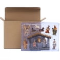 thumbnail image 3 of Injueey Belén navideño de tallado fino, conjunto de Navidad sólido y duradero, significado especial Artesanía, 3 of 6