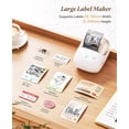 thumbnail image 3 of NIIMBOT B2 PRO Label Maker Machine, 300DPI HD Thermal Photo Label Printer, Support Red -Black Dual Color Printing, Sticker Printer for Home, Business and Office, Came with 1 Roll Label, 3 of 8