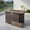 Brown, variant on Spaco 44.5" Propane Fire Pit Table with Woven PE Rattan & Stainless Steel Burner, 2-in-1 Outdoor Coffee Table, 50,000 BTU, CSA-Certified, Brown Finish