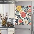 thumbnail image 3 of Yayeee Magnetic Dishwasher Cover for The Front Decoration Home Kitchen Machine Sticker Protector, Red Flowers Pattern, 3 of 6